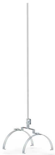 Молниеприемник коньковый с регулируемыми зажимами DKC Jupiter 1м. алюминий фото Молниеприемник коньковый с регулируемыми зажимами DKC Jupiter 1м. алюминий картинка